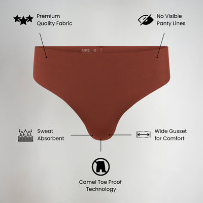 Olora Invisible Camel Toe Thong